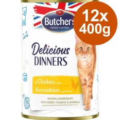 Butcher's Delicious Dinners -säästöpakkaus 12 x 400 g