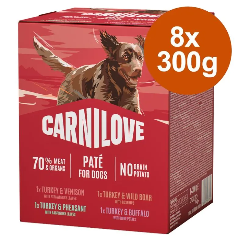 Carnilove Dog Paté -annospussit 8 x 300 g