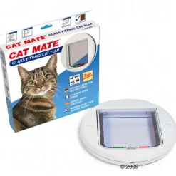 Cat Mate 210 -kissanluukku lasioviin, nelisäätöinen