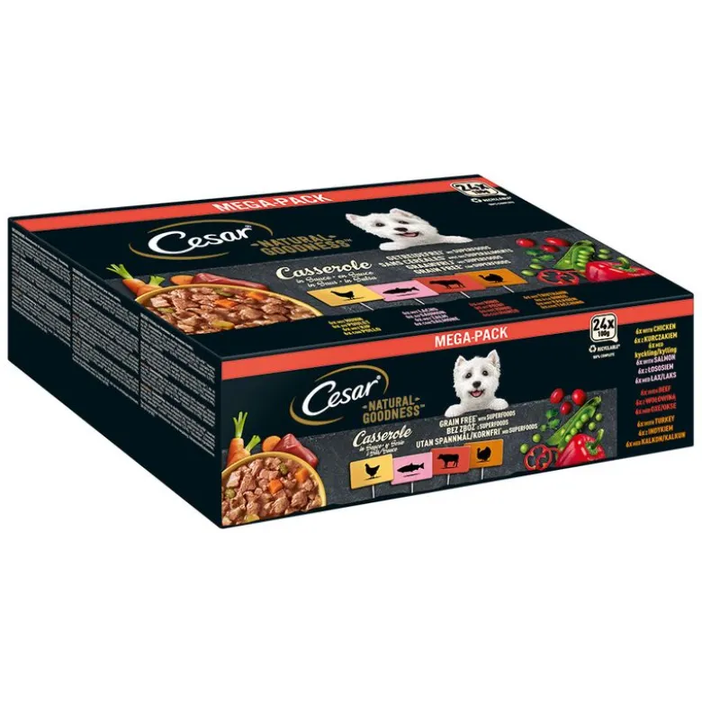 Cesar Natural Goodness Superfoods viljaton 24 x 100 g