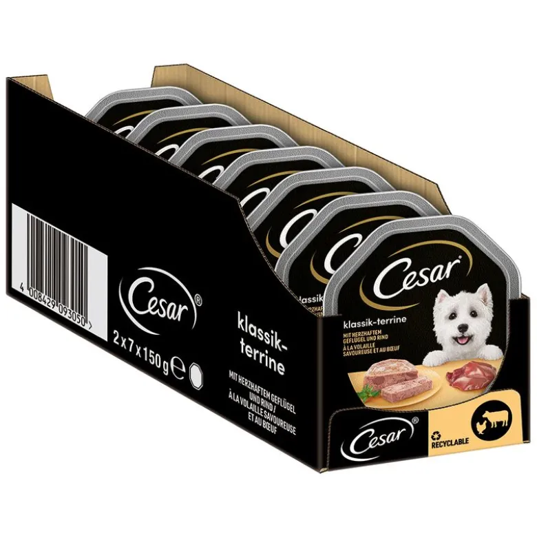 Cesar-rasiat säästöpakkaus 56 x 150 g