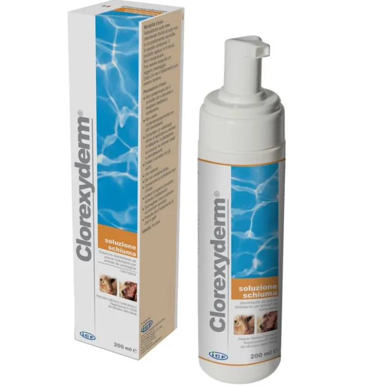 Clorexyderm Foam - Liquid Solution turkki & ihonhoito