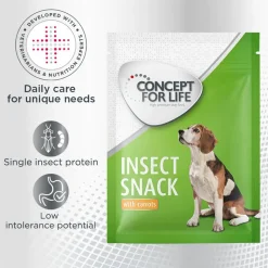 Concept for Life Insect Snack porkkana