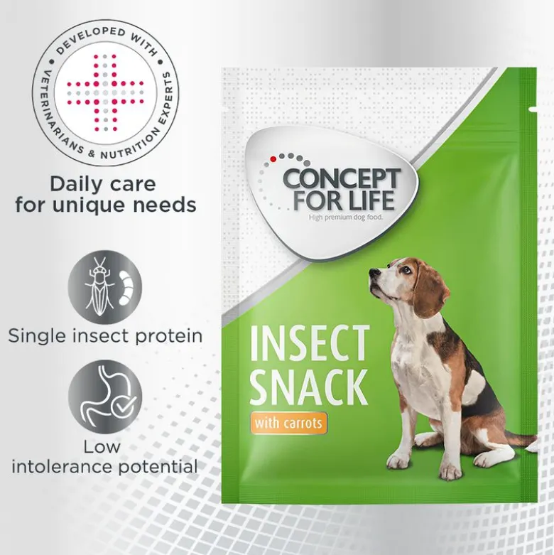 Concept for Life Insect Snack porkkana