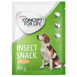 Concept for Life Insect Snack porkkana