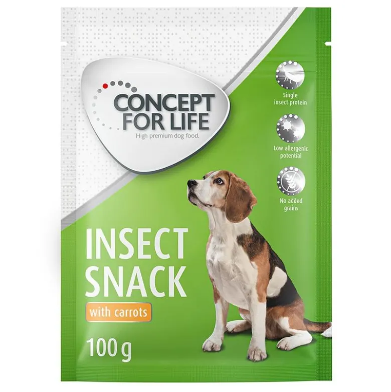 Concept for Life Insect Snack porkkana