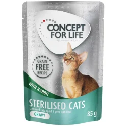 Concept for Life Sterilised Cats viljaton kani – kastikkeessa