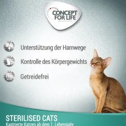 Concept for Life Sterilised Cats viljaton nauta – kastikkeessa