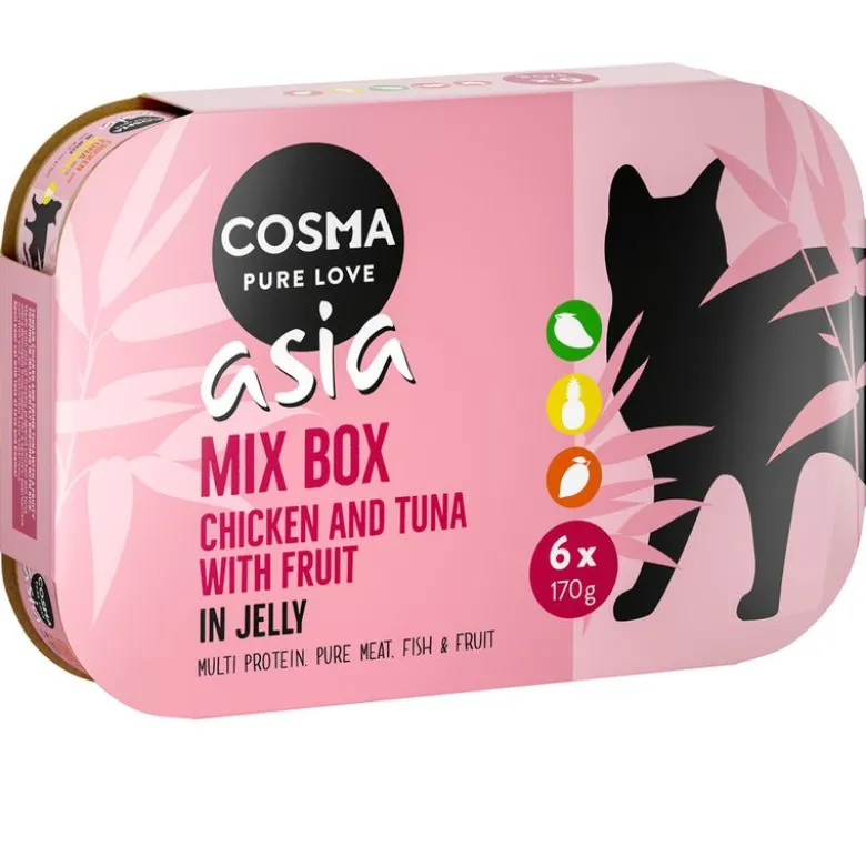 Cosma Asia Fruit hyytelössä -säästöpakkaus 24 x 170 g