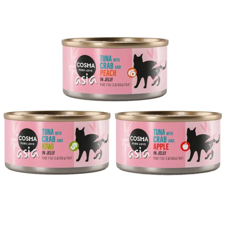 Cosma Asia Fruit hyytelössä -säästöpakkaus 24 x 170 g