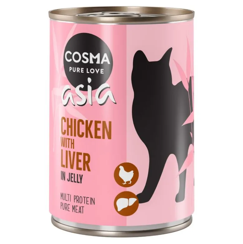 Cosma Asia hyytelössä -säästöpakkaus 12 x 400 g