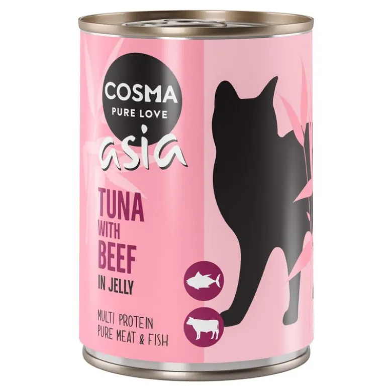 Cosma Asia hyytelössä -säästöpakkaus 12 x 400 g