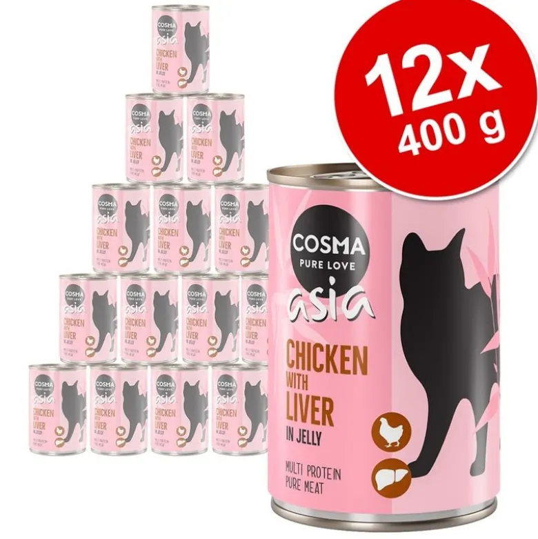 Cosma Asia hyytelössä -säästöpakkaus 12 x 400 g
