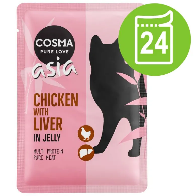Cosma Asia Pouches -säästöpakkaus 24 x 100 g