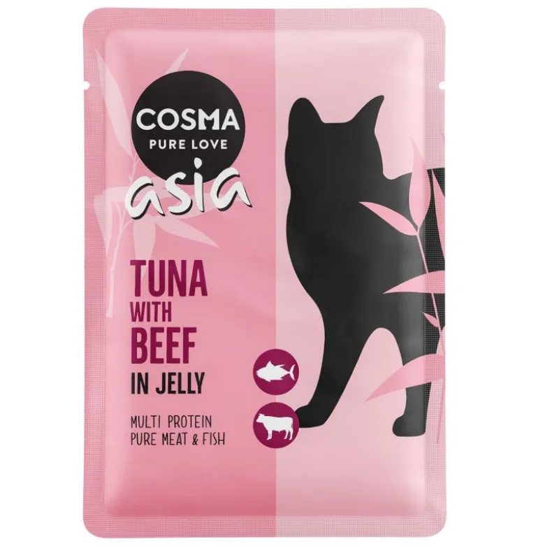 Cosma Asia Pouches -säästöpakkaus 48 x 100 g