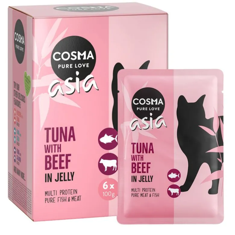 Cosma Asia Pouches -säästöpakkaus 48 x 100 g