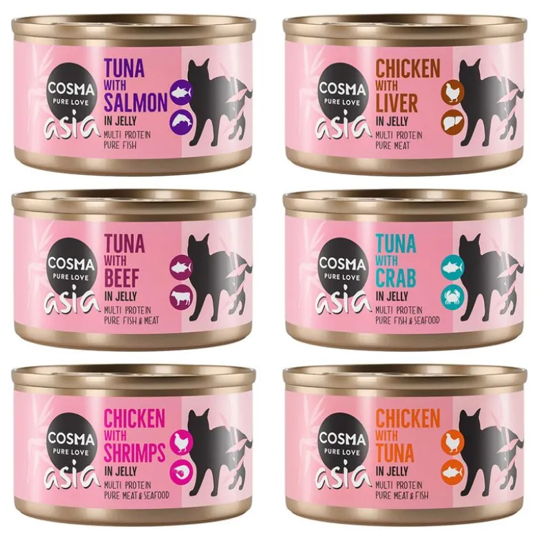 Cosma Asia -valikoima hyytelössä