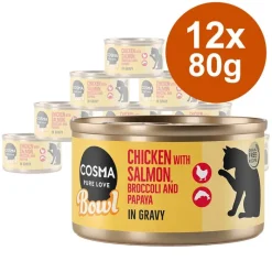 Cosma Bowl -säästöpakkaus 12 x 80 g