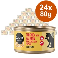 Cosma Bowl -säästöpakkaus 24 x 80 g