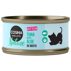Cosma Nature Kitten -säästöpakkaus 24 x 70 g