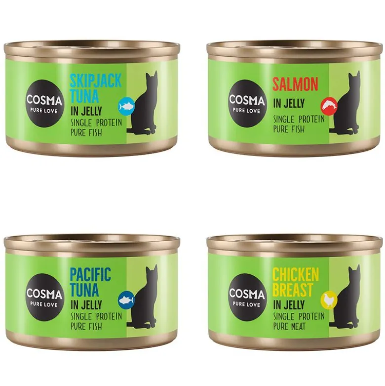 Cosma Original hyytelössä -säästöpakkaus 24 x 85 g