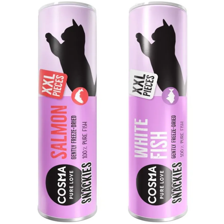 Cosma Snackies XXL -kokeilupakkaus, monta makua