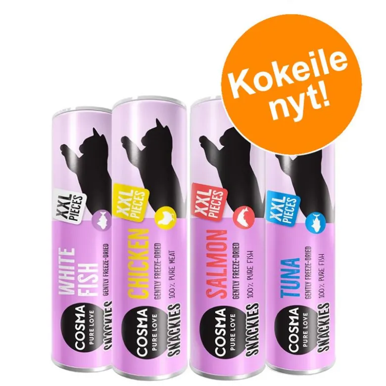 Cosma Snackies XXL -kokeilupakkaus, monta makua