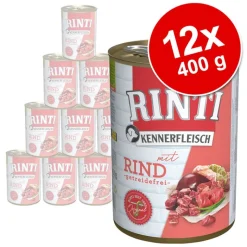 Ekonomipakkaus RINTI Kennerfleisch 12 x 400 g