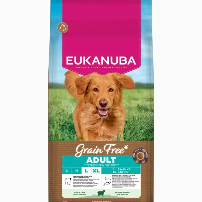 Eukanuba Grain Free Adult Large & Giant karitsa