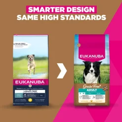 Eukanuba Grain Free Adult Small & Medium kana