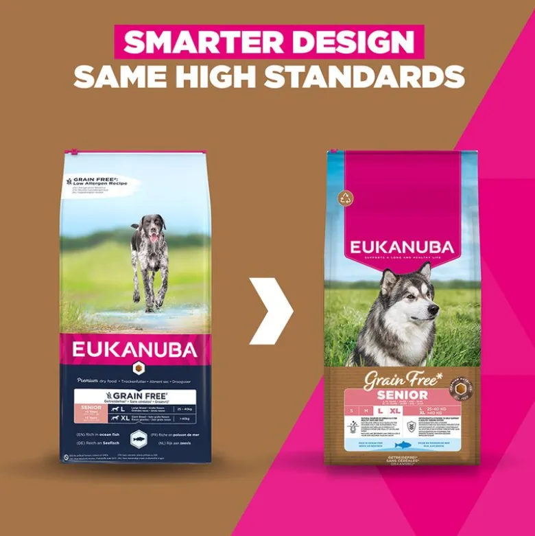 Eukanuba Grain Free Senior Large & Giant merikala
