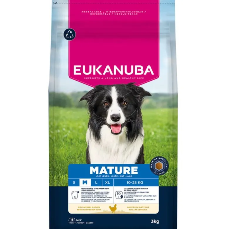 Eukanuba Premium Nutrition Mature Medium Breed kana