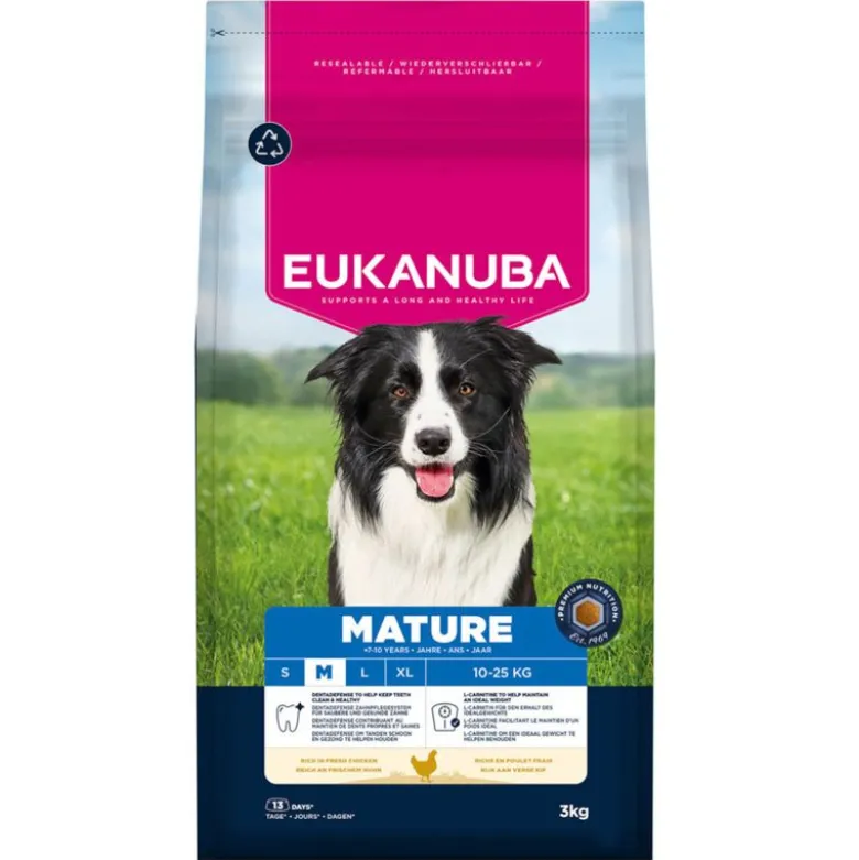 Eukanuba Premium Nutrition Mature Medium Breed kana