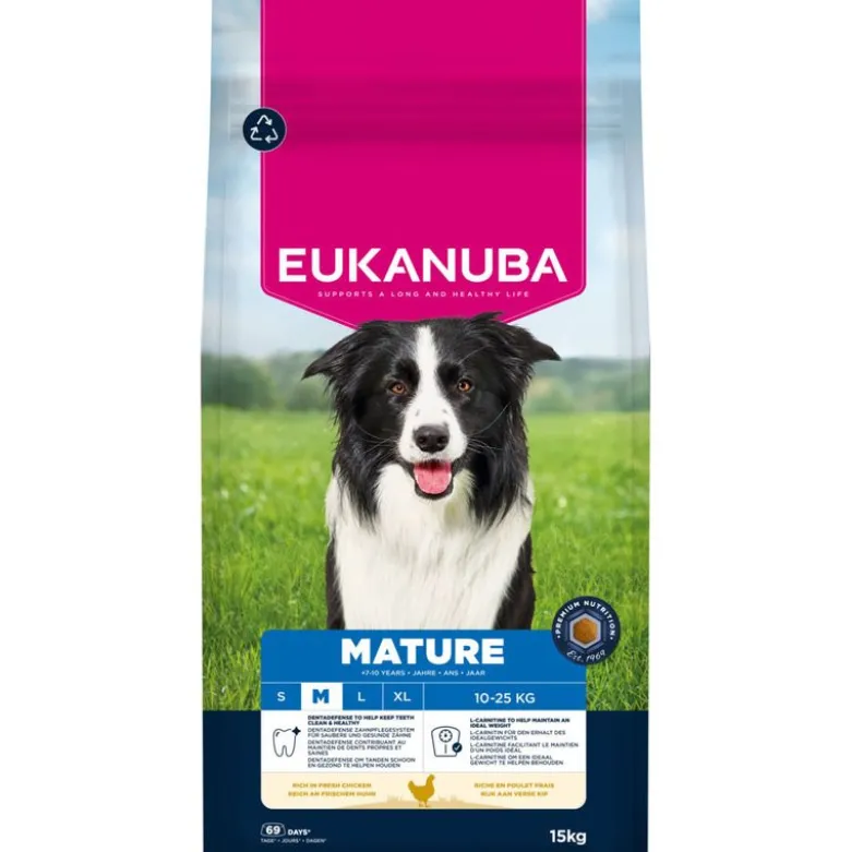 Eukanuba Premium Nutrition Mature Medium Breed kana