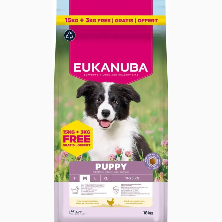 Eukanuba Premium Nutrition Puppy Medium Breed kana