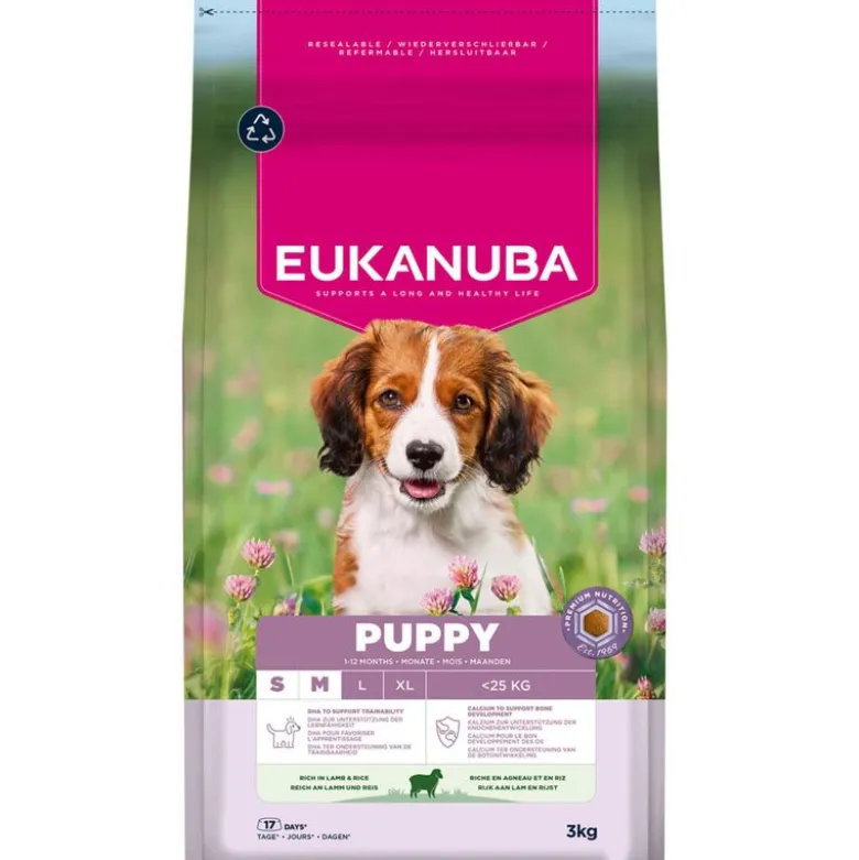 Eukanuba Premium Nutrition Puppy Small & Medium Breed karitsa & riisi