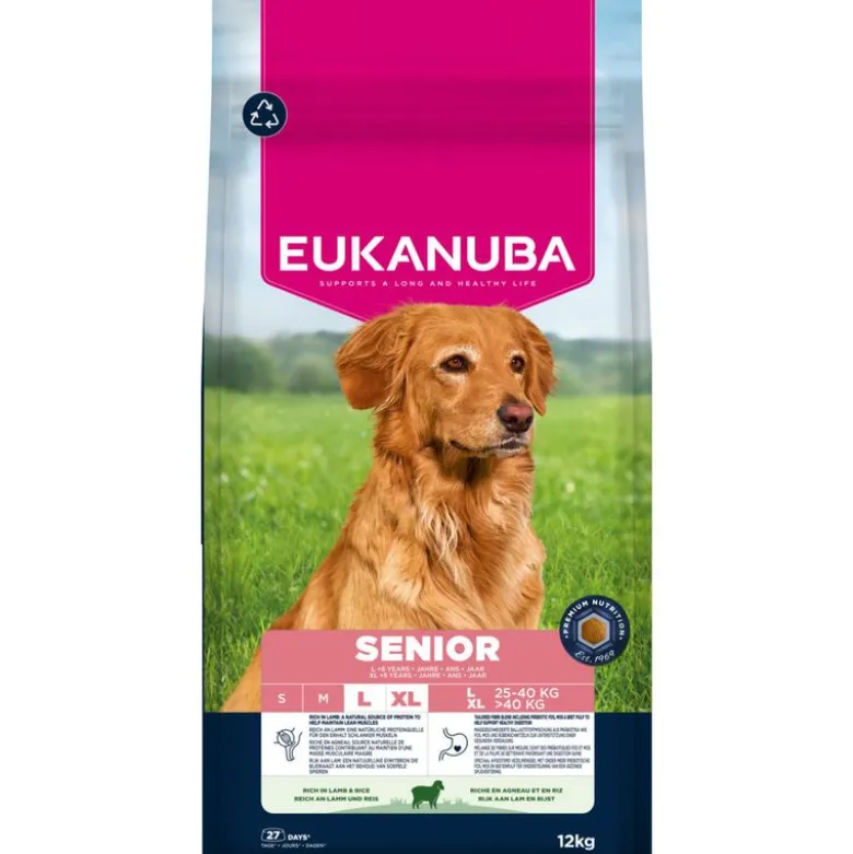 Eukanuba Premium Nutrition Senior Large & Giant Breed karitsa & riisi
