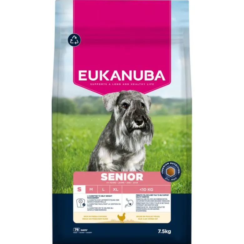 Eukanuba Premium Nutrition Senior Small Breed kana