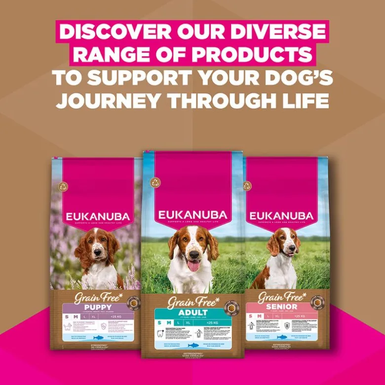 Eukanuba Senior Small & Medium Breed Grain Free merikala