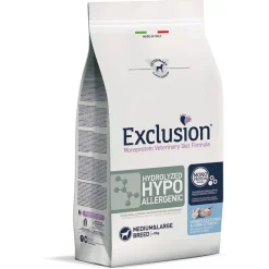 Exclusion Diet Hydrolyzed Hypoallergenic Medium/Large kala ja maissitärkkelys
