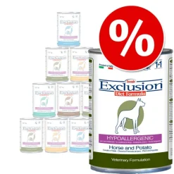 Exclusion Diet -lajitelma 12 x 400 g, monta makua