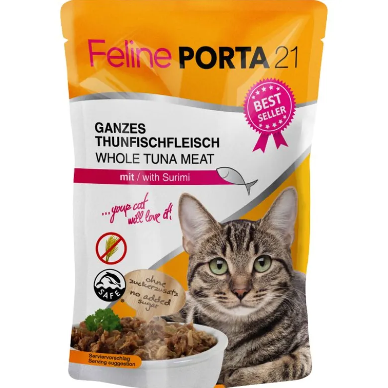 Feline Porta 21 -kokeilupakkaus 6 x 100 g, monta makua