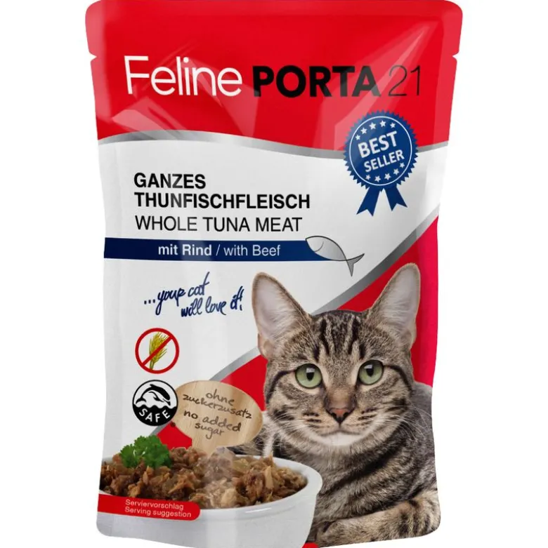 Feline Porta 21 Pouches -säästöpakkaus 24 x 100 g