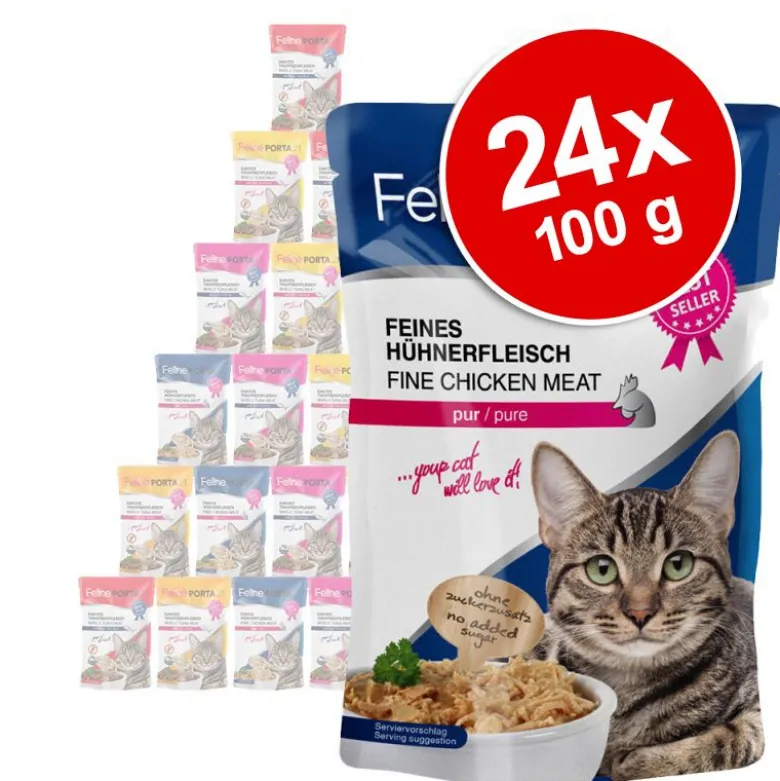 Feline Porta 21 Pouches -säästöpakkaus 24 x 100 g