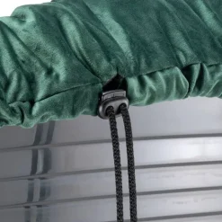 Ferplast Siesta Deluxe -lemmikinkori musta + Sofà-päällinen vihreä sametti