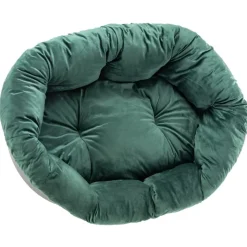 Ferplast Siesta Deluxe -lemmikinkori musta + Sofà-päällinen vihreä sametti