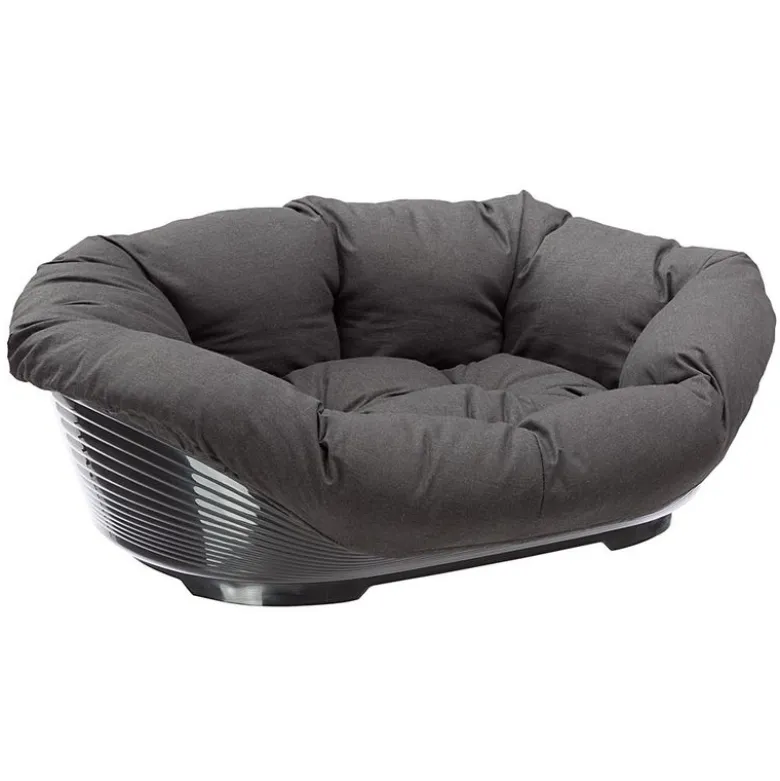 Ferplast Siesta Deluxe -lemmikinkori + Sofà Anthracite -päällinen