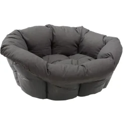 Ferplast Siesta Deluxe -lemmikinkori + Sofà Anthracite -päällinen