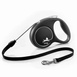flexi Black Design -nyöritalutin musta, 5 m