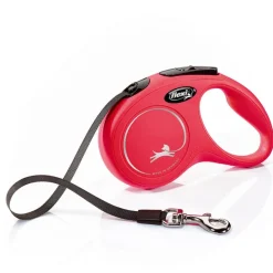 flexi New Classic -nauhatalutin punainen, 5 m